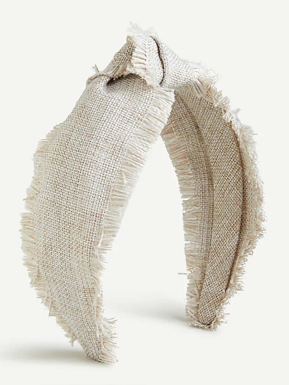 J. Crew Knot headband with frayed edge